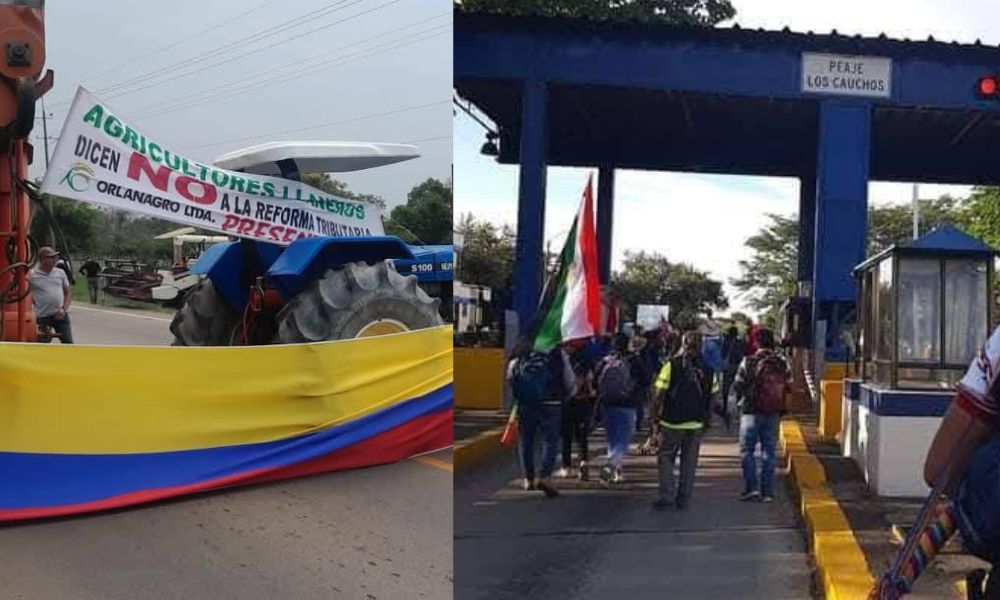 PARO Siguen los bloqueos en la vía Neiva Campoalegre por crisis arrocera