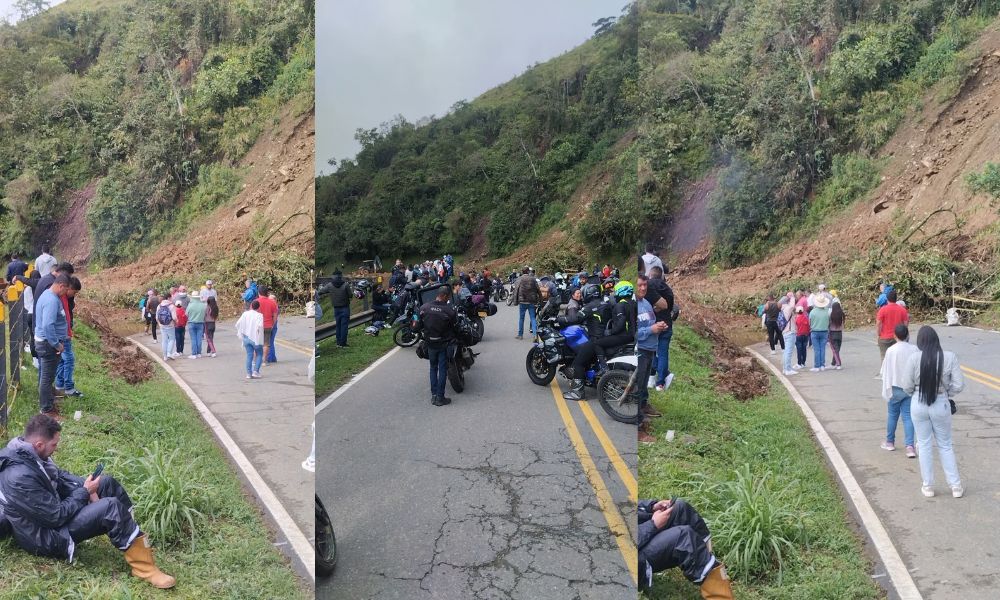 Continúa la compleja situación en la vía Fresno - Manizales cerca a Padua