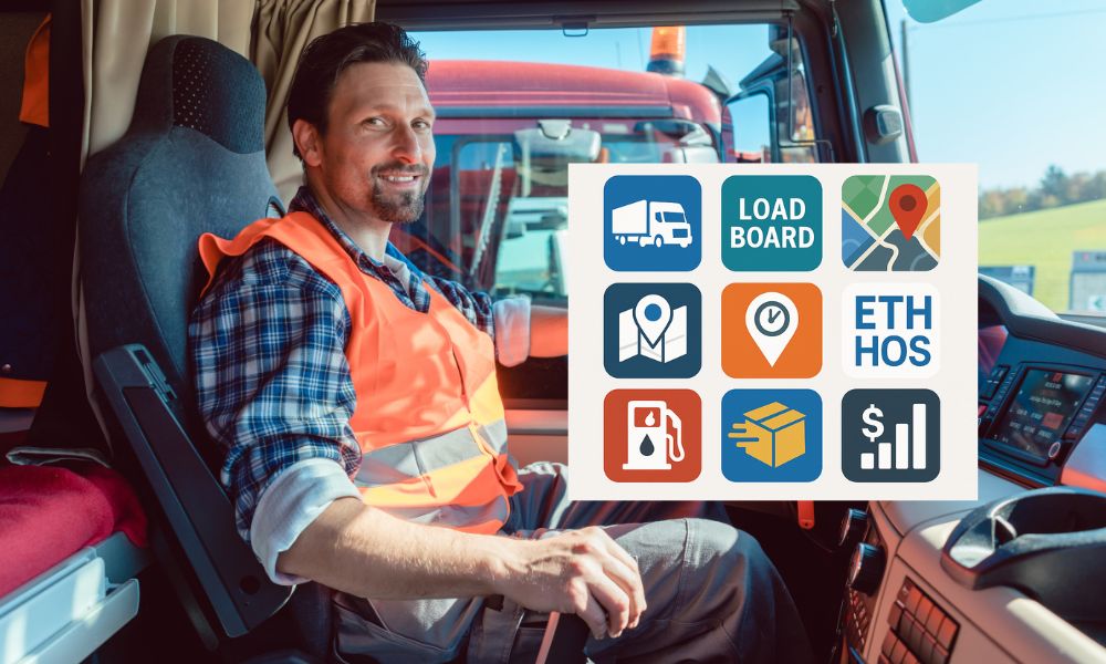 Aplicaciones móviles útiles para camioneros en la carretera