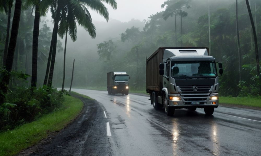 Cómo prepararse para manejar en zonas de alta humedad
