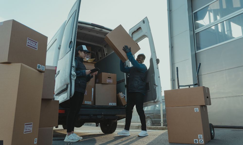 Los camioneros y las aplicaciones de reparto