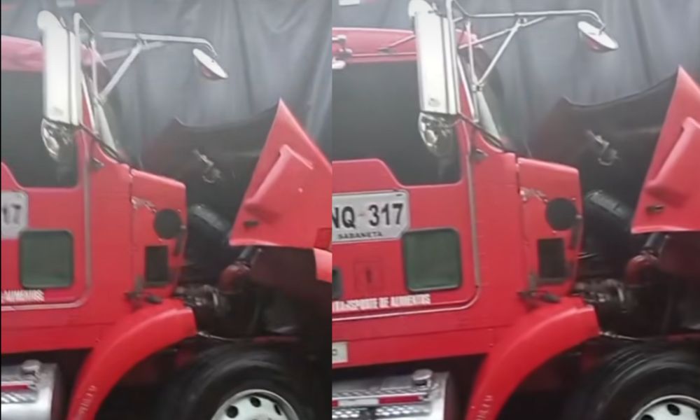 Congestión vehicular en la vía El Caimo