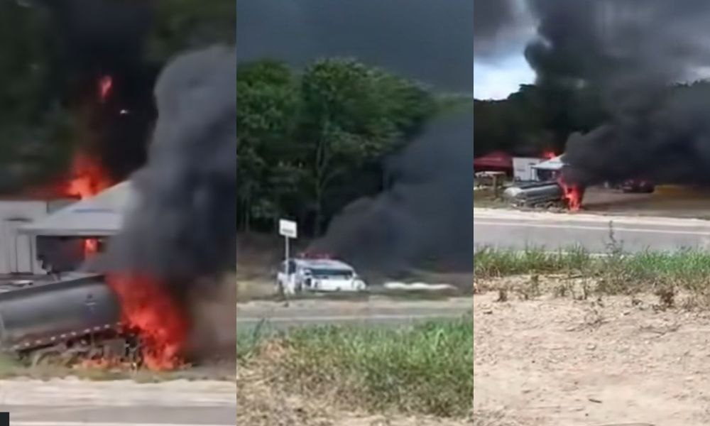 NOS ENVIARON ESTA DENUNCIA Compañero buenas tardes. eso esta pasando entre El Plato y El Carmen de Bolívar Están quemando todas las máquinas de la concesión un fuerte grupo armado