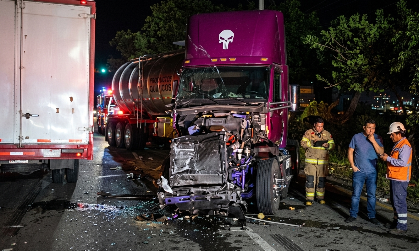 Congestión Vehicular en Corozal La Paila por Accidente Múltiple Requiere Paciencia y Precaución